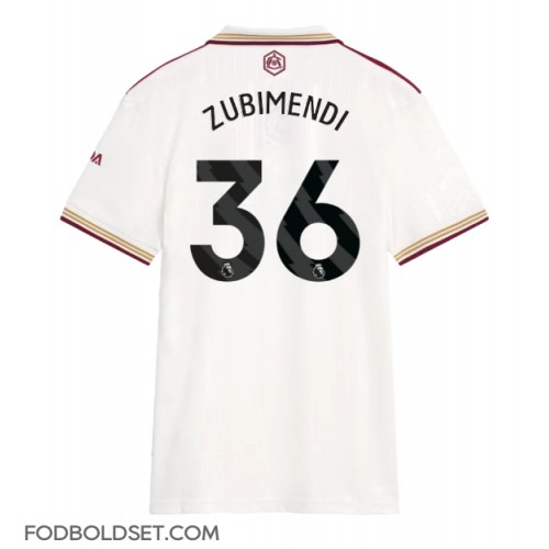 Arsenal Martin Zubimendi #36 Tredjetrøje Dame 2025-26 Kortærmet